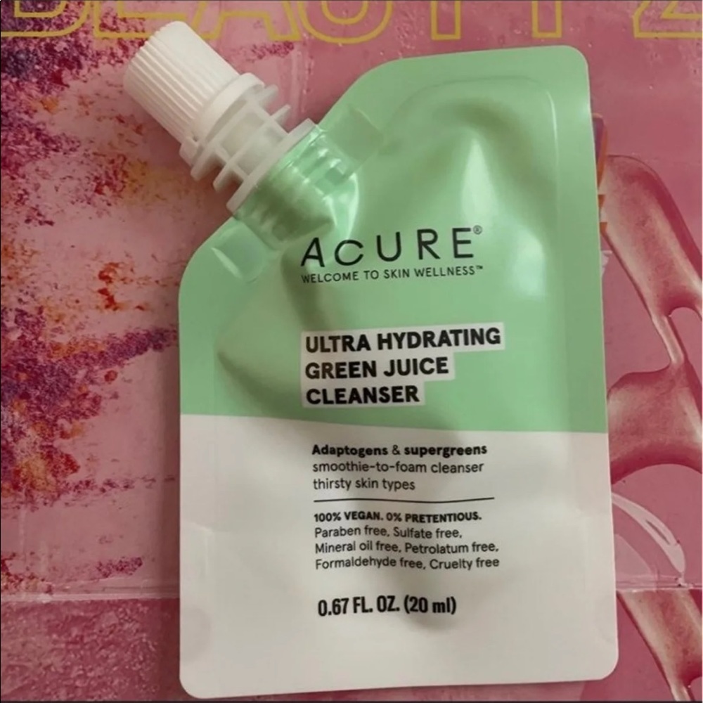 5 for $25! Acure Ultra Hydrating Green Juice Cleanser